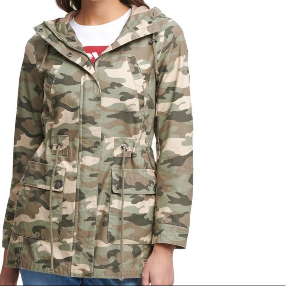 💚Levi Strauss‎ Hooded Fishtail Jacket💚